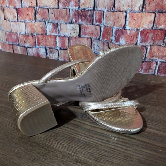 Sugar Badger Strappy Block Heels Size  7.5 - Picture 2 of 6